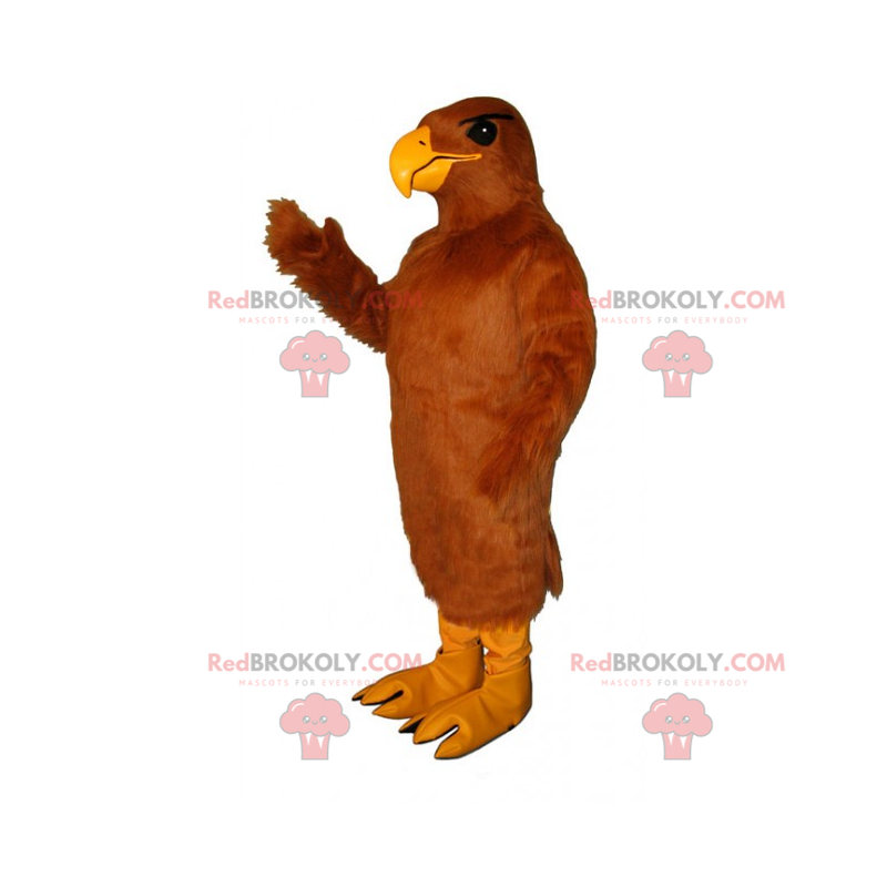 Eagle maskot med majestetisk fjærdrakt - Redbrokoly.com