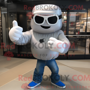 Silver Boxing Glove mascot...