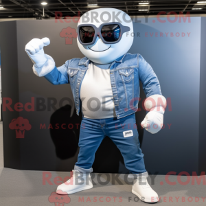 Silver Boxing Glove mascot...