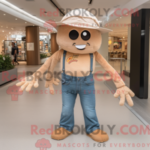 Tan Spider Maskottchen...