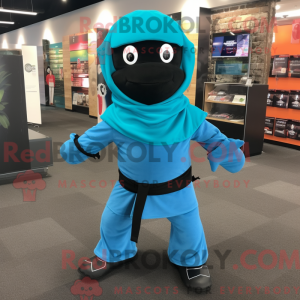Personaggio mascotte ninja...