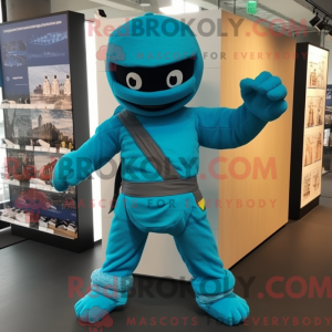 Costume mascotte de Ninja...