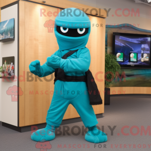 Personaggio mascotte ninja...