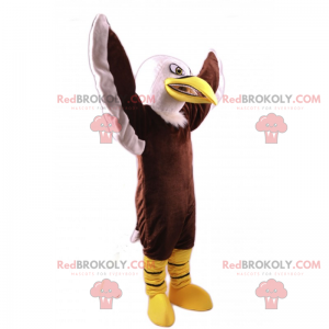 Mascote águia zangada - Redbrokoly.com