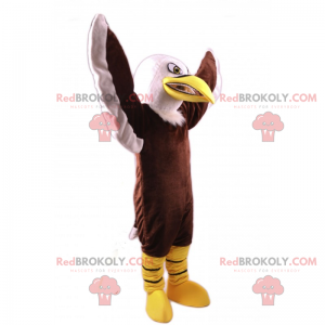 Rozzlobený orel maskot - Redbrokoly.com