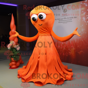Oransje blekksprut...