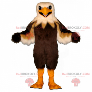 Mascota águila marrón y beige - Redbrokoly.com