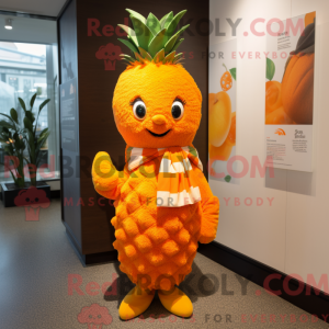 Orange Pineapple mascot...