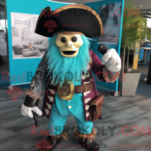 Máscara Cyan Pirate com...