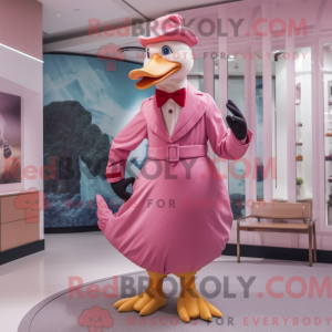 Postava maskota Pink Geese...