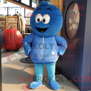 Maskotdraktfigura Blue...