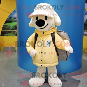 Crème voetbal mascotte...