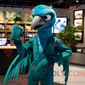 Blågrøn Archaeopteryx...