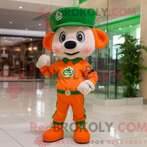 Orange Four Leaf Clover...