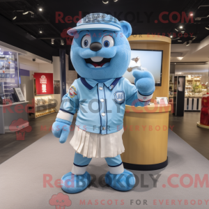 Postava maskota Sky Blue...