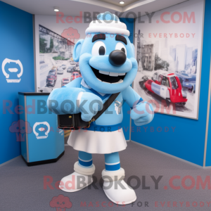 Sky Blue Camera maskot...