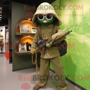 Sniper maskot kostume...