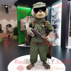 Sniper mascot costume...