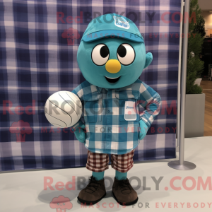 Teal Volleyball Ball...