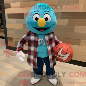 Teal Volleyball Ball...