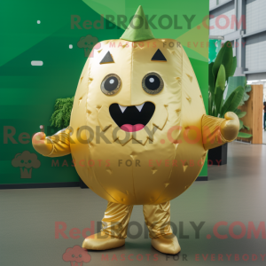 Guld vandmelon maskot...