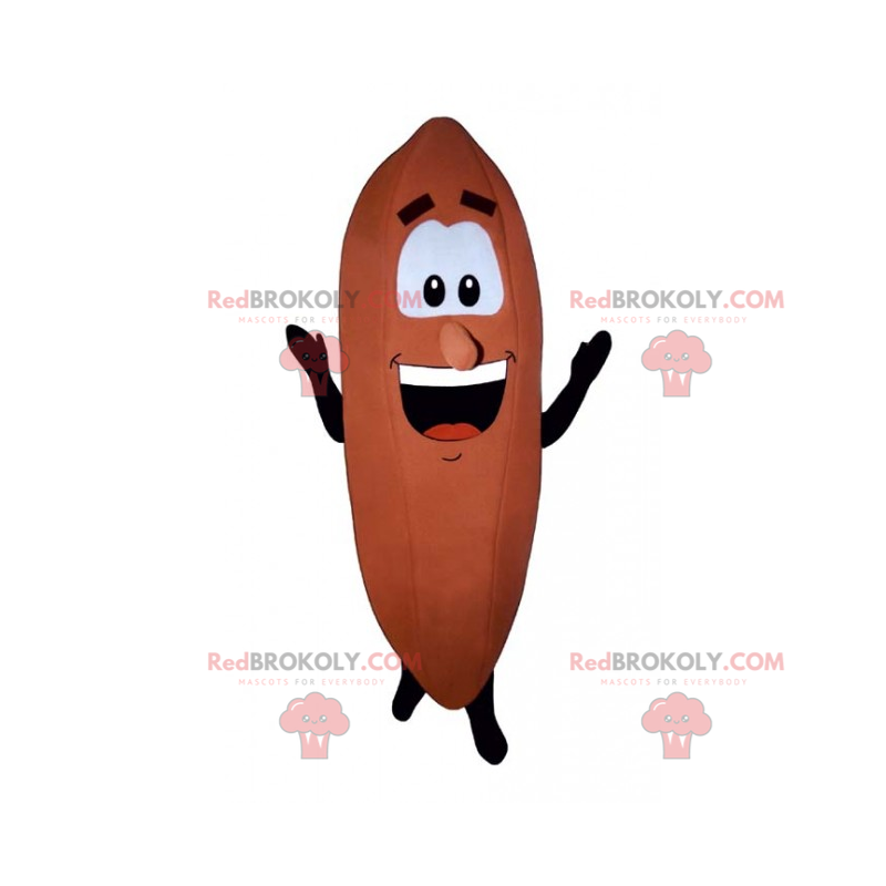 Mascotte dell'alimento - scalogno sorridente - Redbrokoly.com