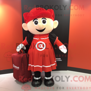 Red Guinness mascot costume...