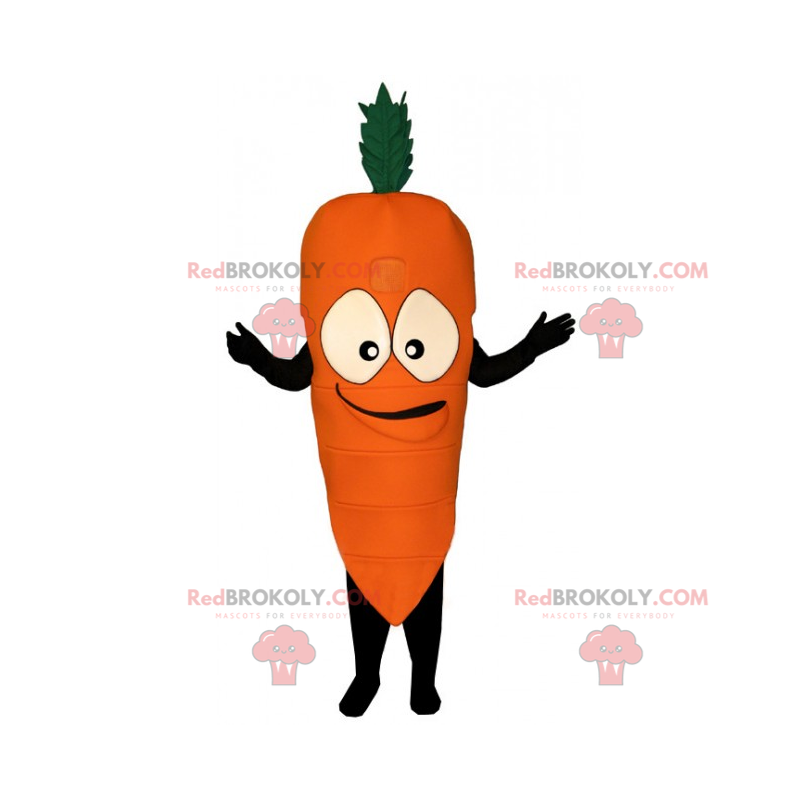 Mascote de comida - cenoura - Redbrokoly.com