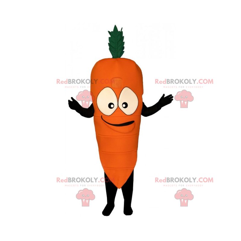 Mascotte di cibo - Carota - Redbrokoly.com