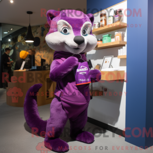 Mascotte de Martre violette...