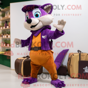 Mascotte de Martre violette...