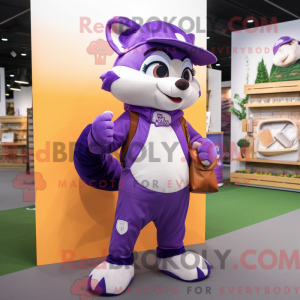 Mascotte de Martre violette...