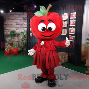 Red Apple-mascottekostuum...