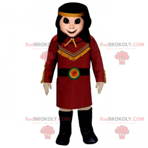 Mascotte d'Amérindien - Redbrokoly.com
