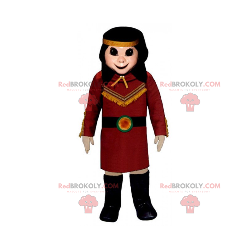 Inheemse Amerikaanse mascotte - Redbrokoly.com