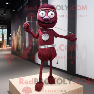 Personaggio mascotte Maroon...
