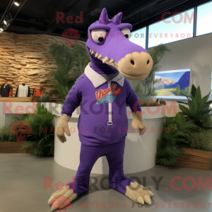 Lavendel Spinosaurus maskot...