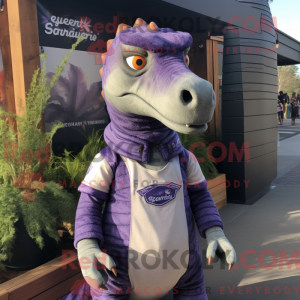 Lavendel Spinosaurus maskot...