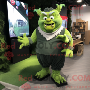Forest Green Ogre máscara...