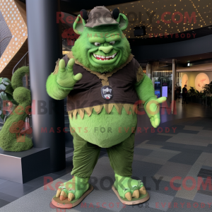 Forest Green Ogre mascot...