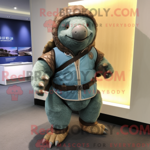 Glyptodon-Maskottchen-Kostü...