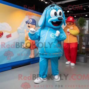 Disfraz de mascota Sky Blue...