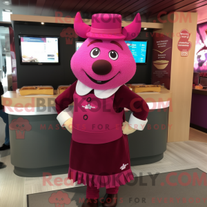 Disfraz de mascota Magenta...