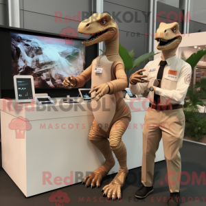 Beżowy Deinonychus...