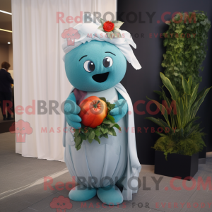 Teal Tomato Maskottchen...