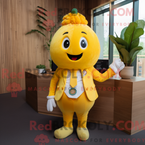 Costume mascotte d abricot...