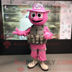 Roze mascottekostuum van...