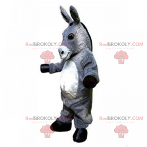 Gray donkey mascot - Redbrokoly.com