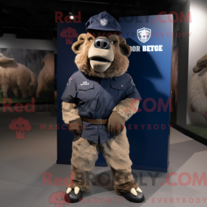 Maskotka Navy Bison w...