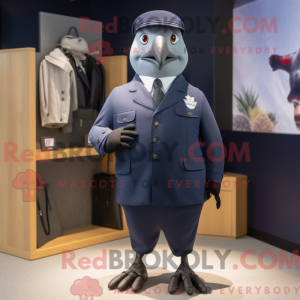 Maskottchenkostüm Navy...